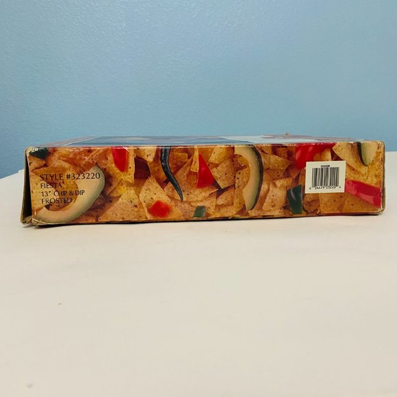 Stylesetter Thick Heavy Frosted Glass Platter Serving Tray Over 3lbs - Picture 7 of 12